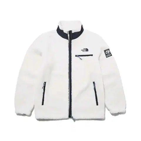 [새제품 반값/노스페이스/105] 아이보리 플리스 집업 자켓 XL