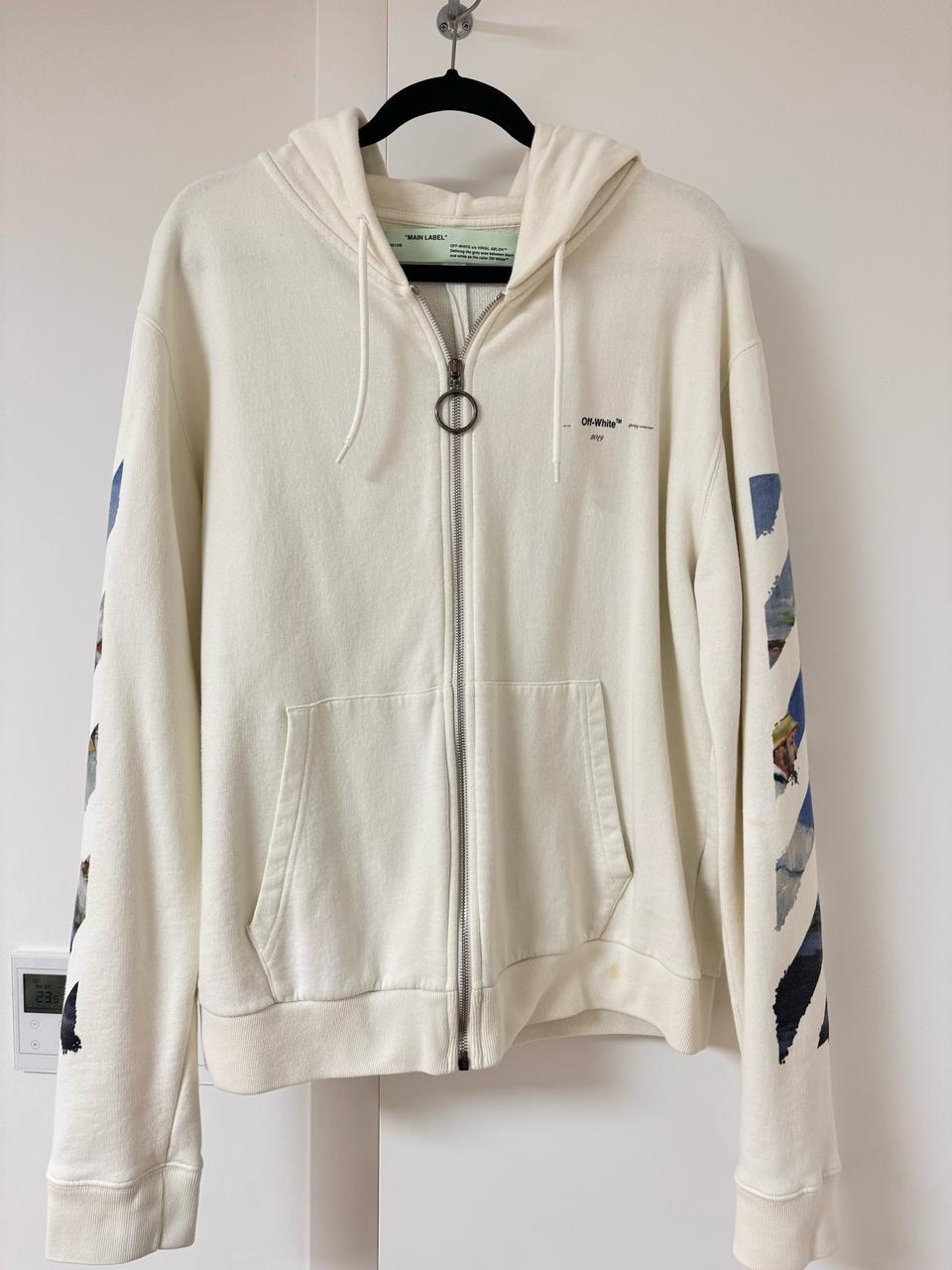 오프화이트 정품집업후디L