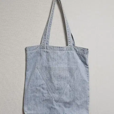 게스 데님 에코백 유이브베이비베어stc어항솜이코진리