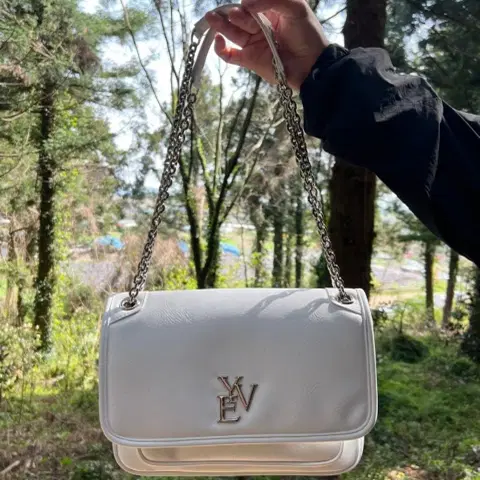 유이브 빈티지 시그니처 가방(숄더백/크로스백) 화이트