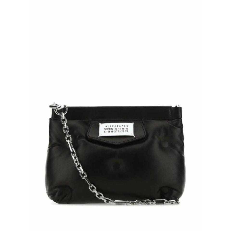 메종 마르지엘라 글램 슬램 레드 카펫백 블랙