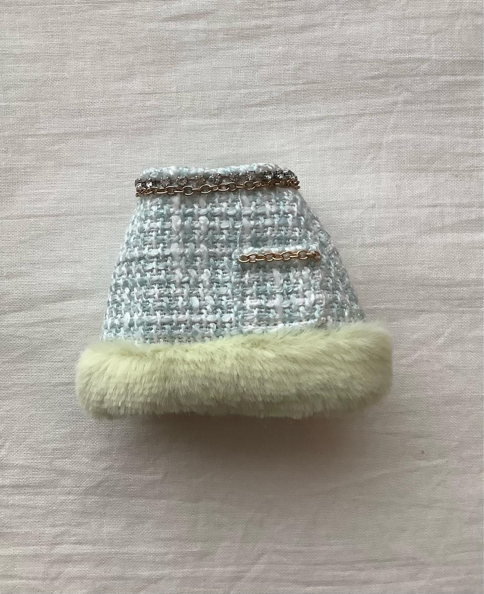 누페이스 릴리스 트위드 인형 치마