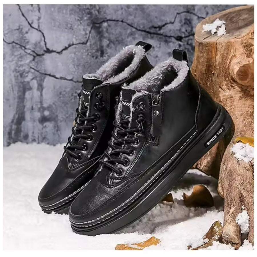 남자방한부츠,스니커즈,모피안감,레이스업,지퍼,245~270