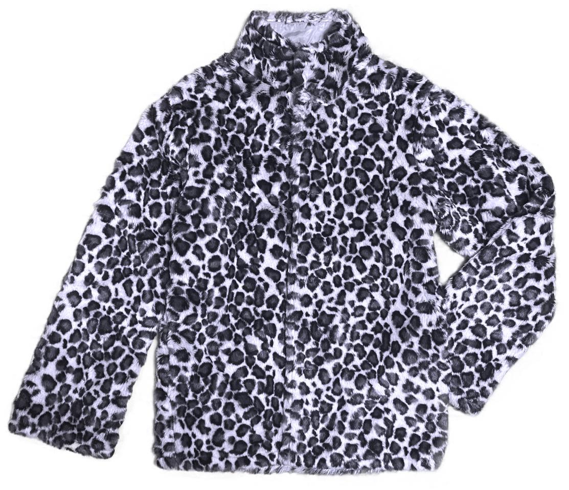 레오파드 퍼 자켓