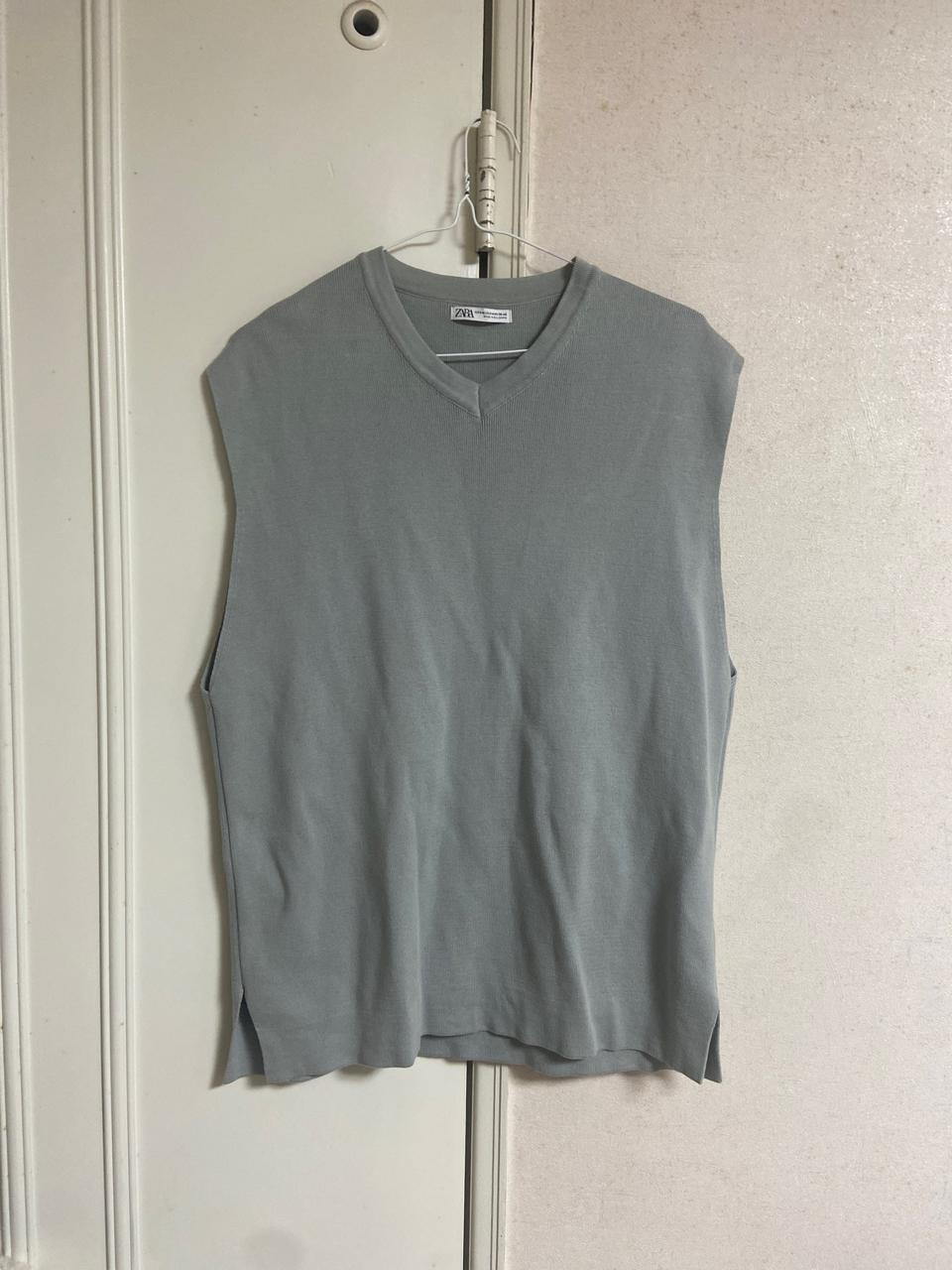 남자 자라 니트 조끼m