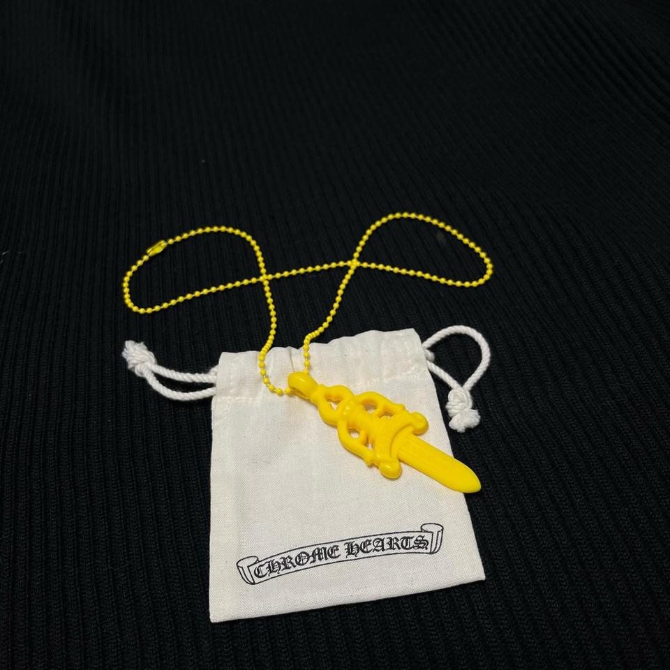 크롬하츠 대거 실리콘 목걸이