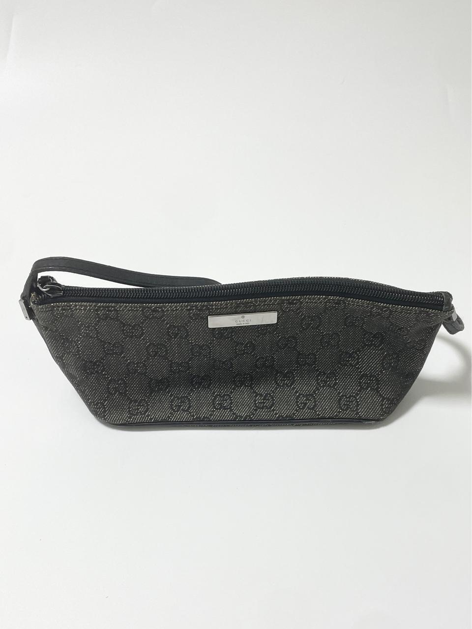 구찌 GG Pochette 블랙 캔버스백