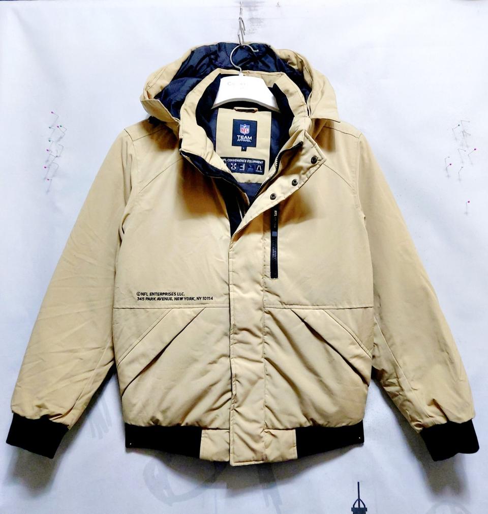 새제품/NFL 남성오리털패딩100 다운숏패딩