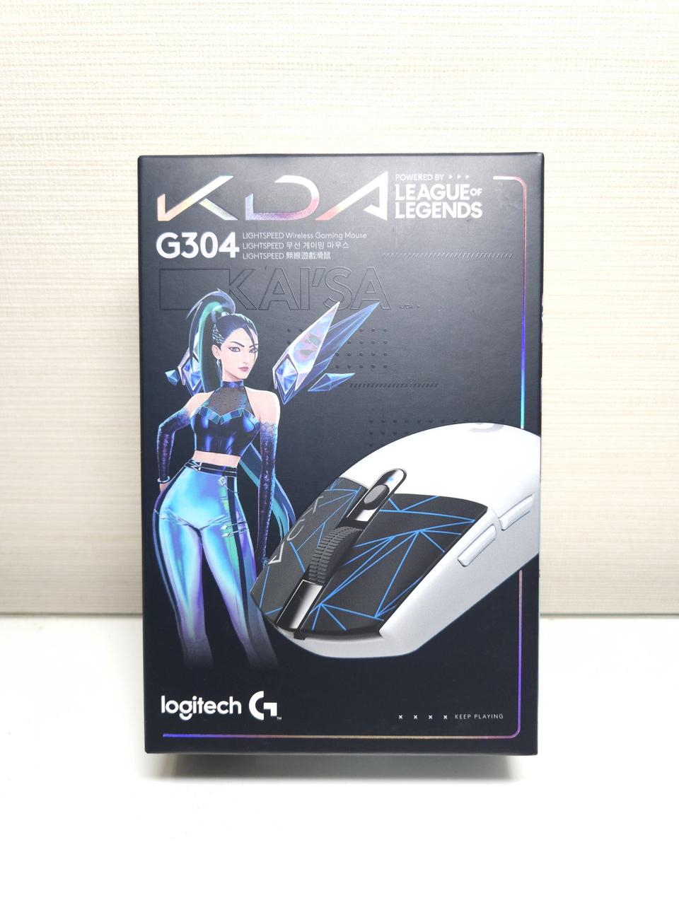 로지텍 G304 무선 게이밍 마우스 KDA 한정판