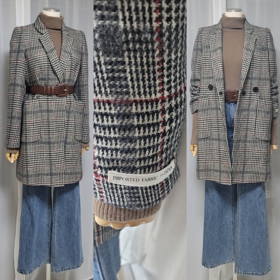 르윗 프리미엄 울체크자켓 (미샤)