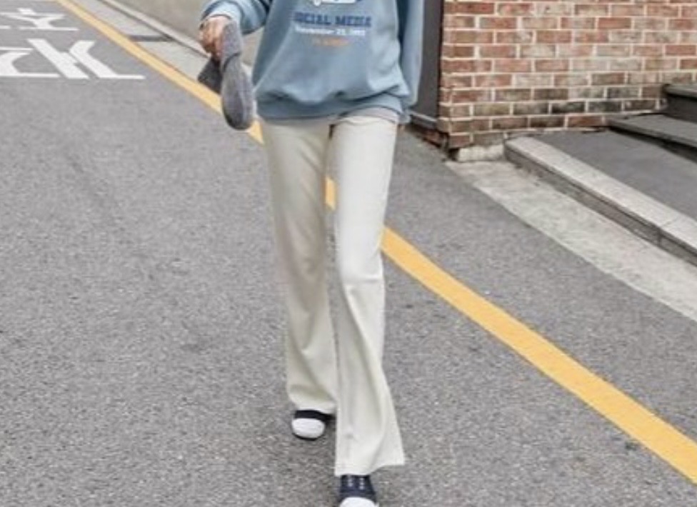 부츠컷 기모 팬츠 바지