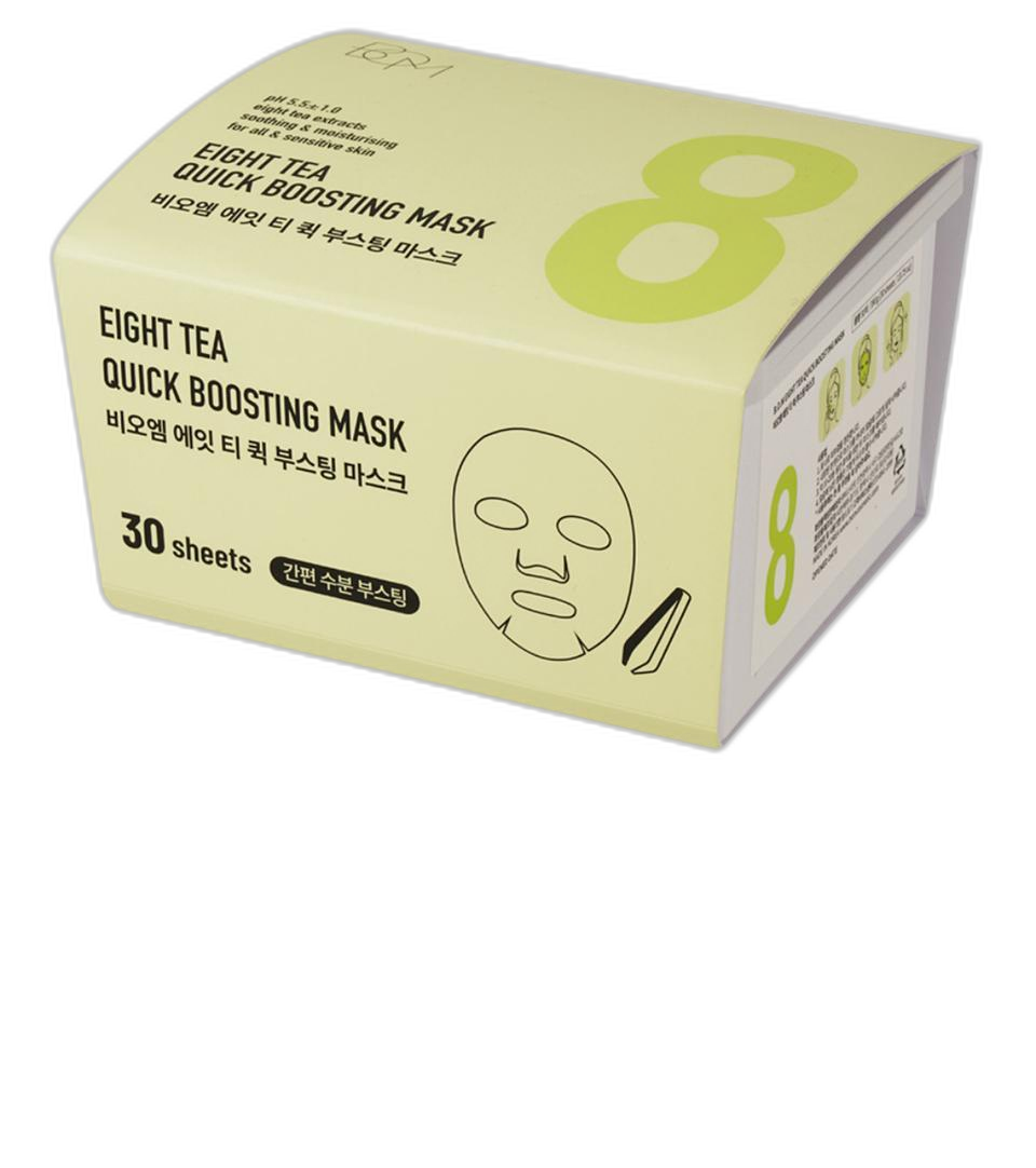 비오엠 에잇 티 부스팅 마스크 새상품