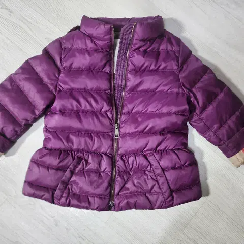 버버리키즈패딩 여아패딩3-4세 기러기다운