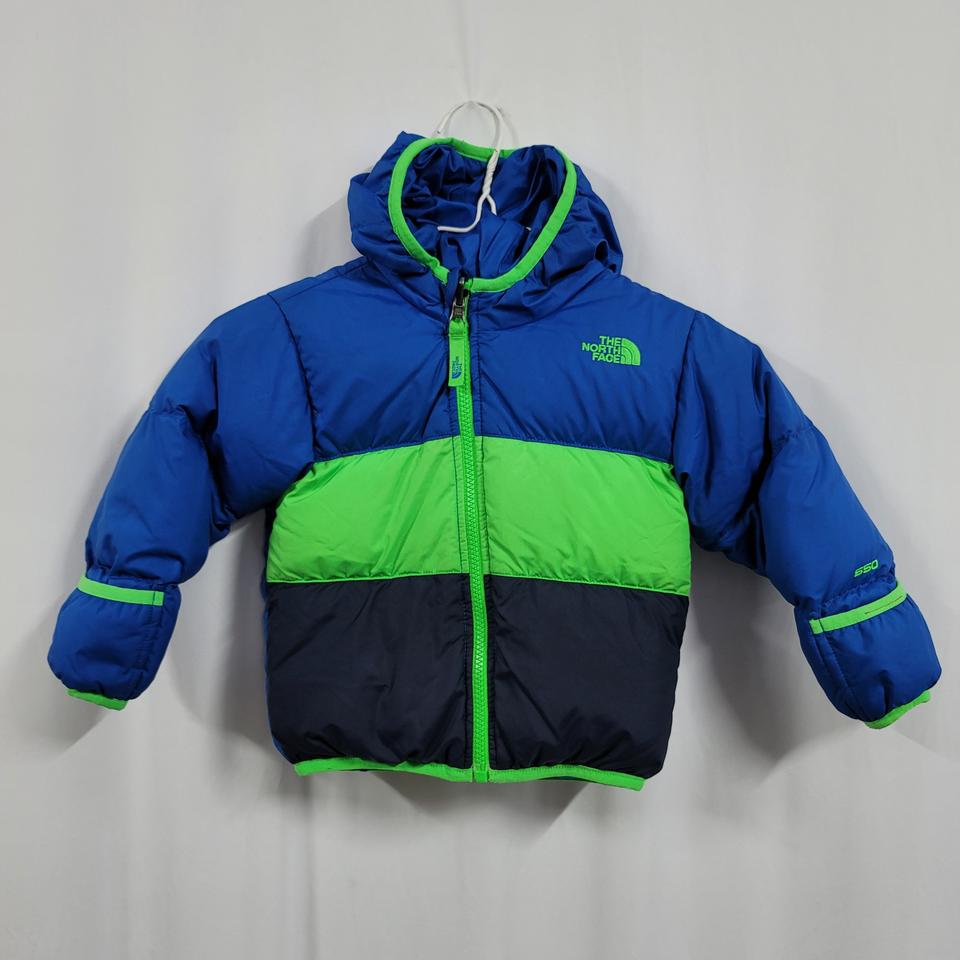 노스페이스 베이비 구스다운 양면패딩/키즈(2-3세)/j3139