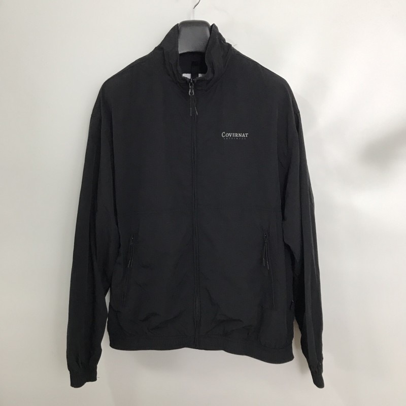 커버낫 정품 빅 로고 트랙 자켓 블랙 M