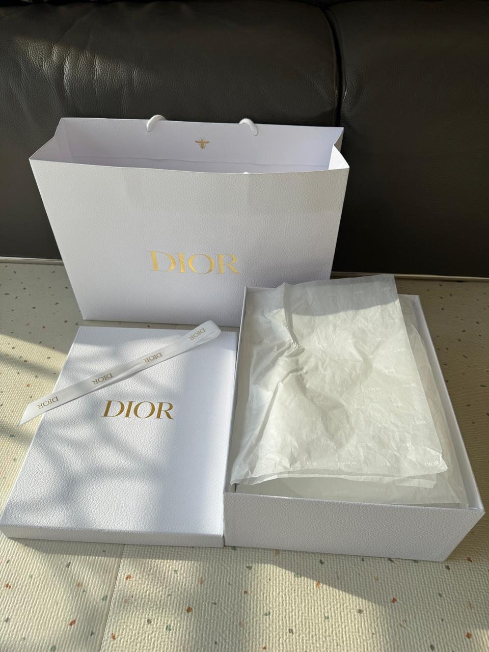 디올 신발 박스 쇼핑백