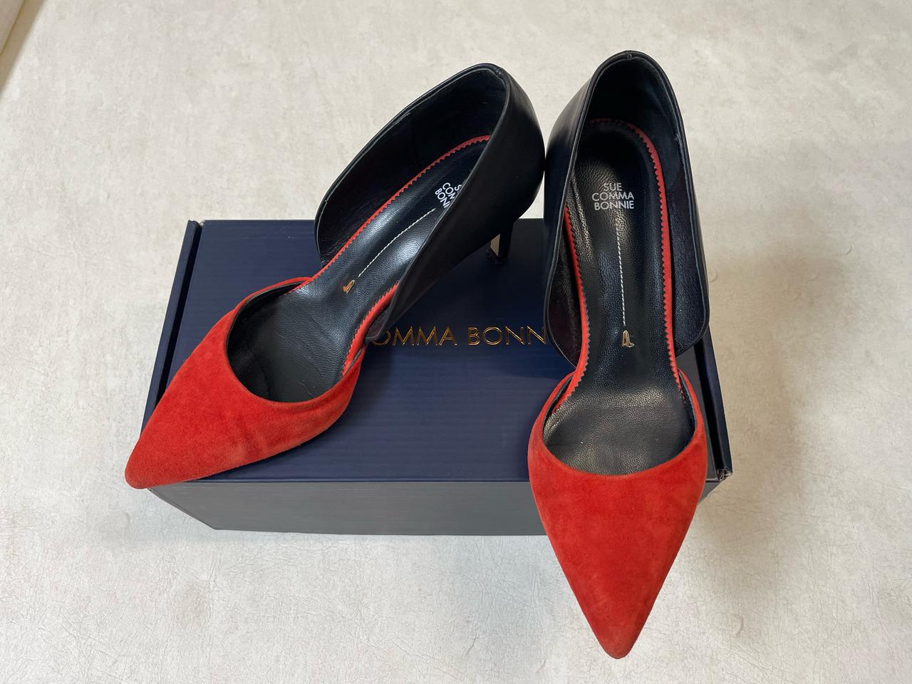 슈콤마보니 스웨이드 힐