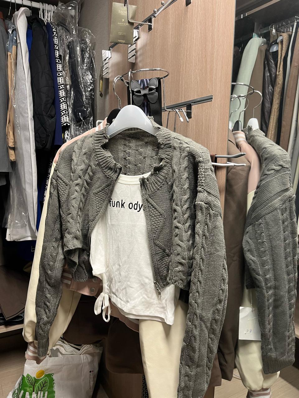 Y2K 크롭 나시 세트