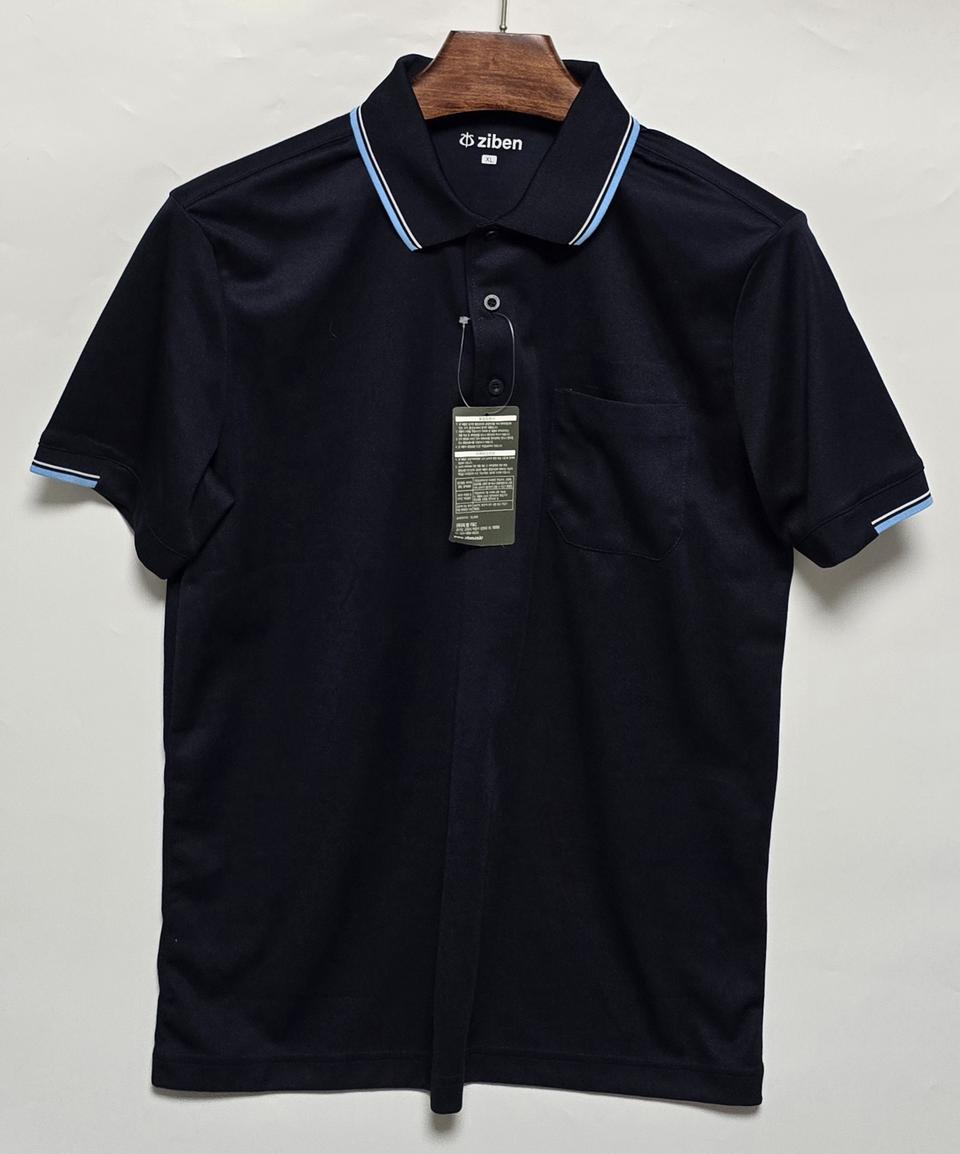 지벤 작업복 카라 반팔 티셔츠 XL