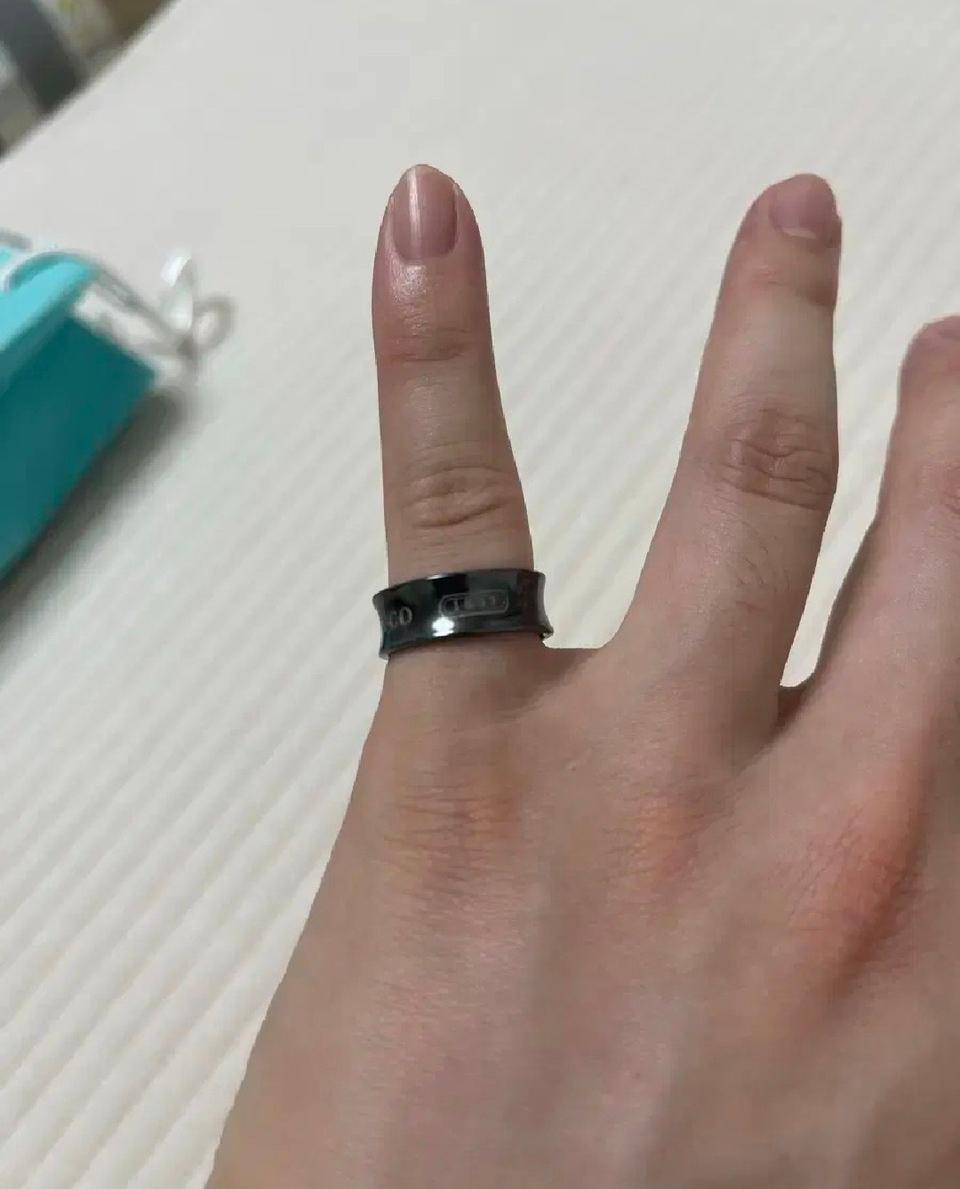 티파니앤코 1837 티타늄 와이드링 / us5호 & us5.5호