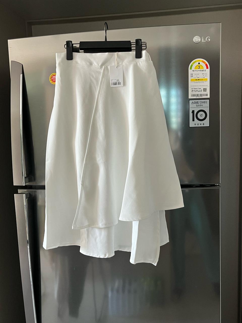 투애니핏 화이트 스커트 M