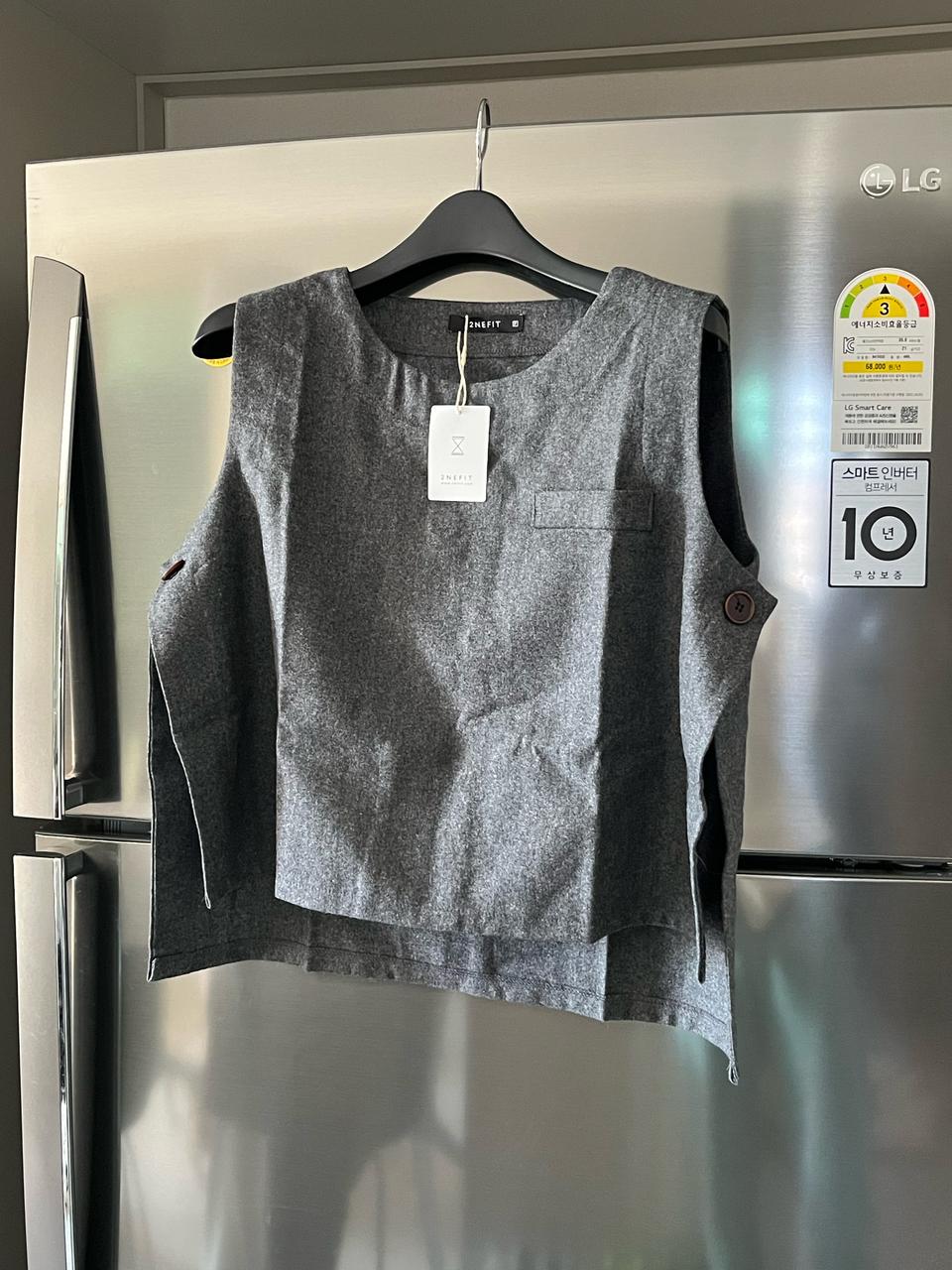 투애니핏 모직 조끼