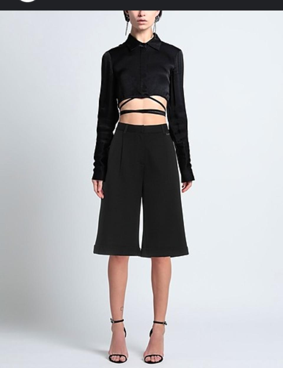 포에버21 버뮤다팬츠 스웨이드 55 겨울칠부팬츠