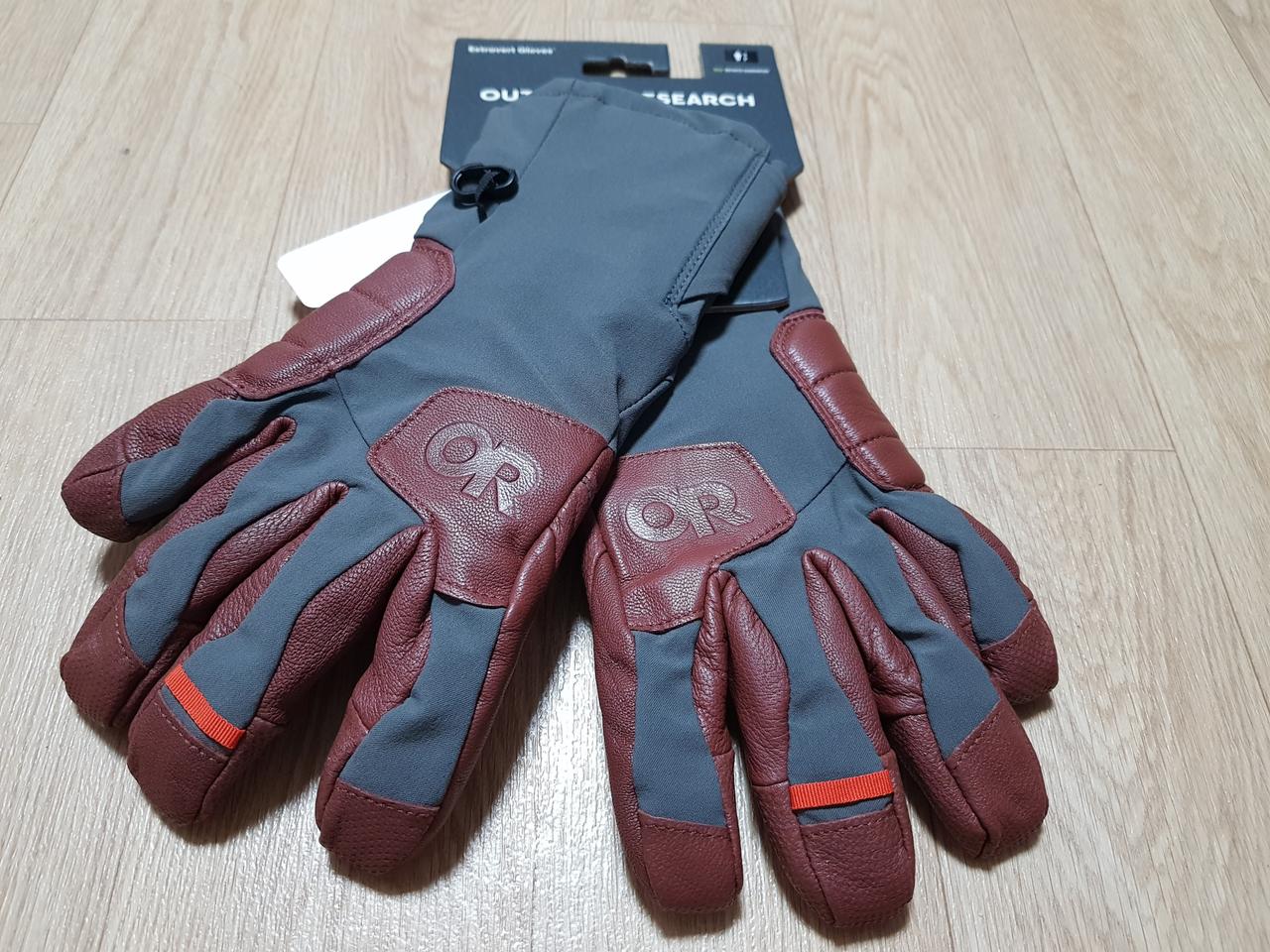 아웃도어 리서치 - Extravert 염소가죽 장갑 (새제품)