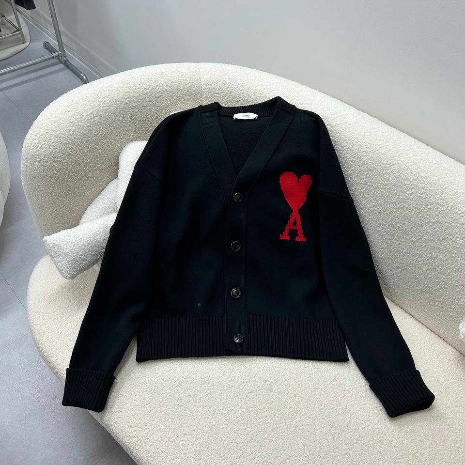 (당일출고) 아미 빅 하트 로고 가디건