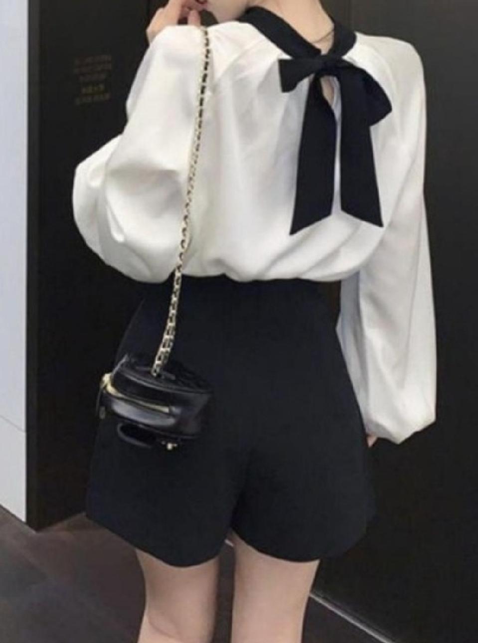 "♥뒷리본 블라우스♥"[데이트룩.하객룩.파티룩.오피룩..]