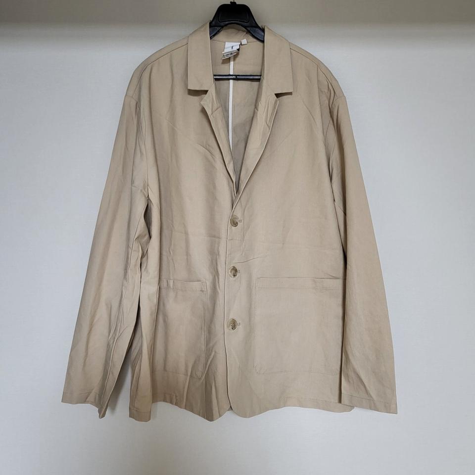 어반디타입 베이지 린넨 자켓 M/L