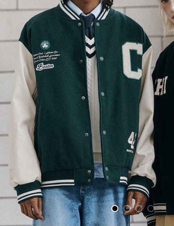 보스톤 셀틱 NBA 에코레더 스타디움 바시티 자켓 새상품