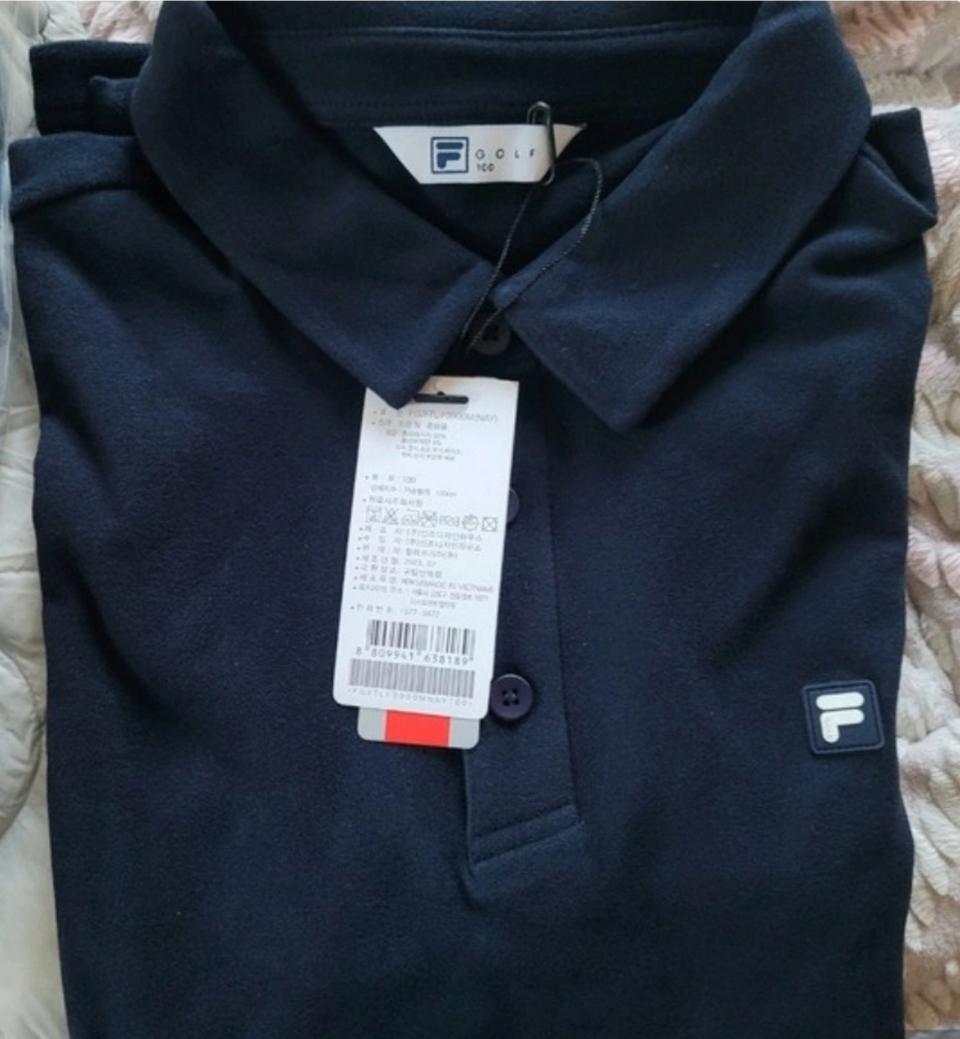 휠라골프 기모티셔츠 115(새상품)