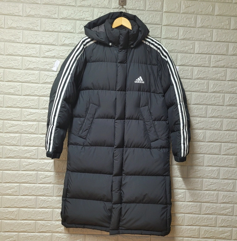 [105-110] 아디다스 삼선 롱패딩