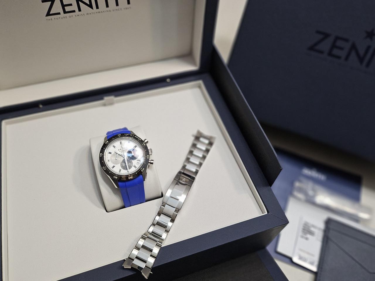 제니스 크로노마스터 스포츠 흰판 판매