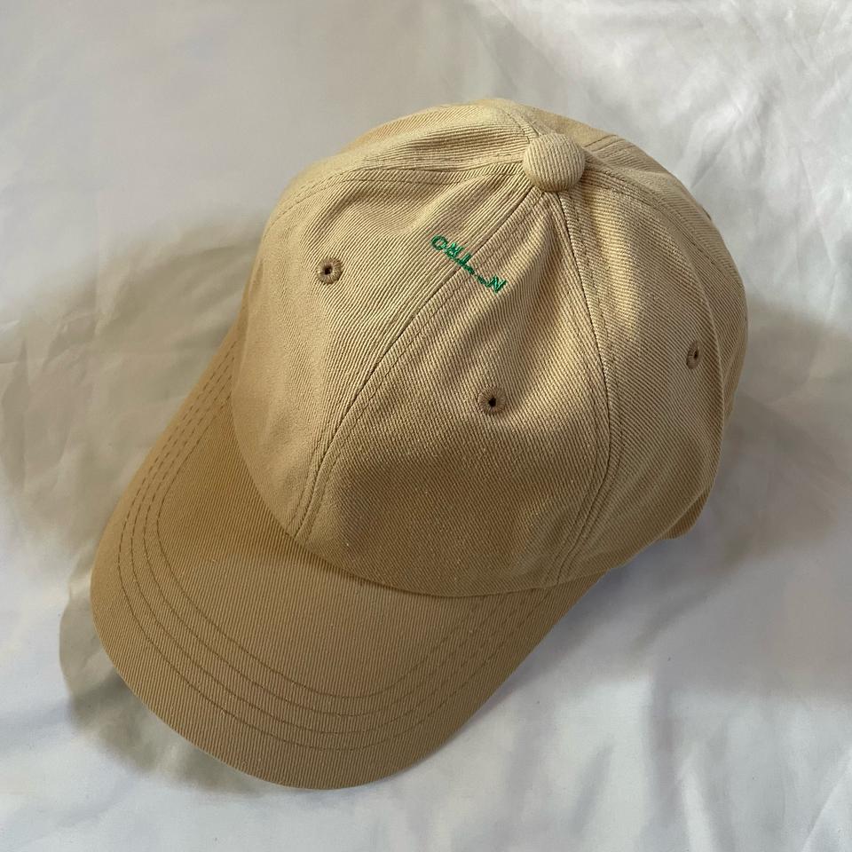 베이지 무지 패치 캡모자