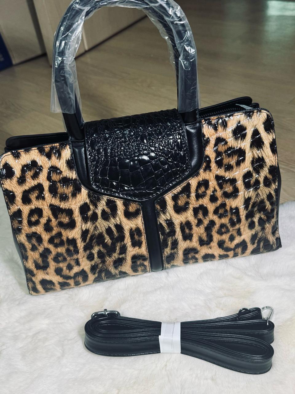 레오파드 숄더백 크로스백