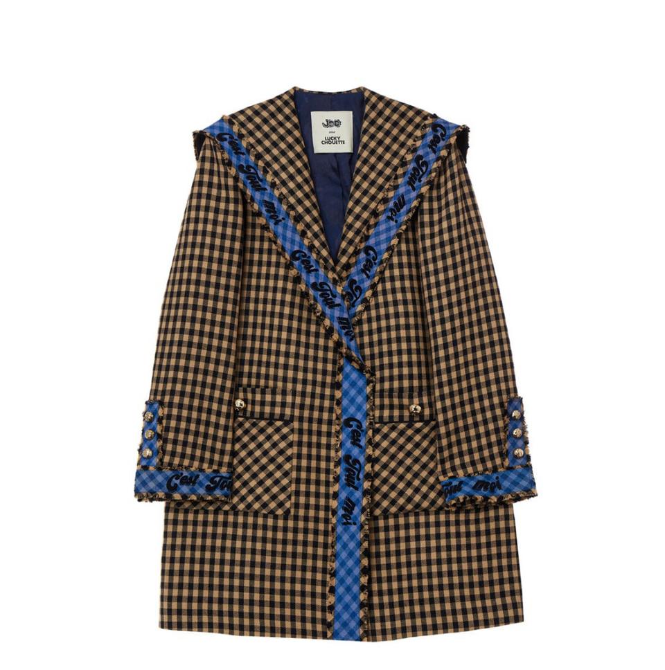 럭키슈에뜨 세일러자켓코트