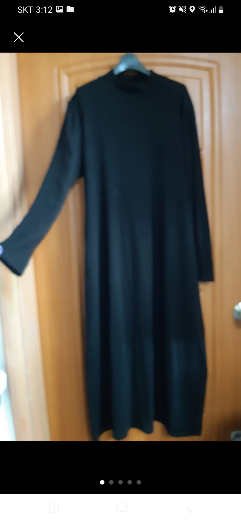 새옷)66반~88 국산 신축성짱짱 기모 반목 롱원피스