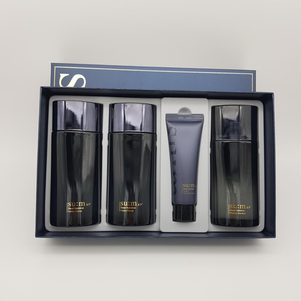숨37 남성화장품 디어옴므3종 스킨2병/로션1병