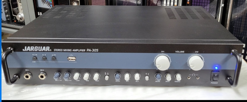 서영전자 쟈가 PA-305 2채널 USB 중고 노래방앰프