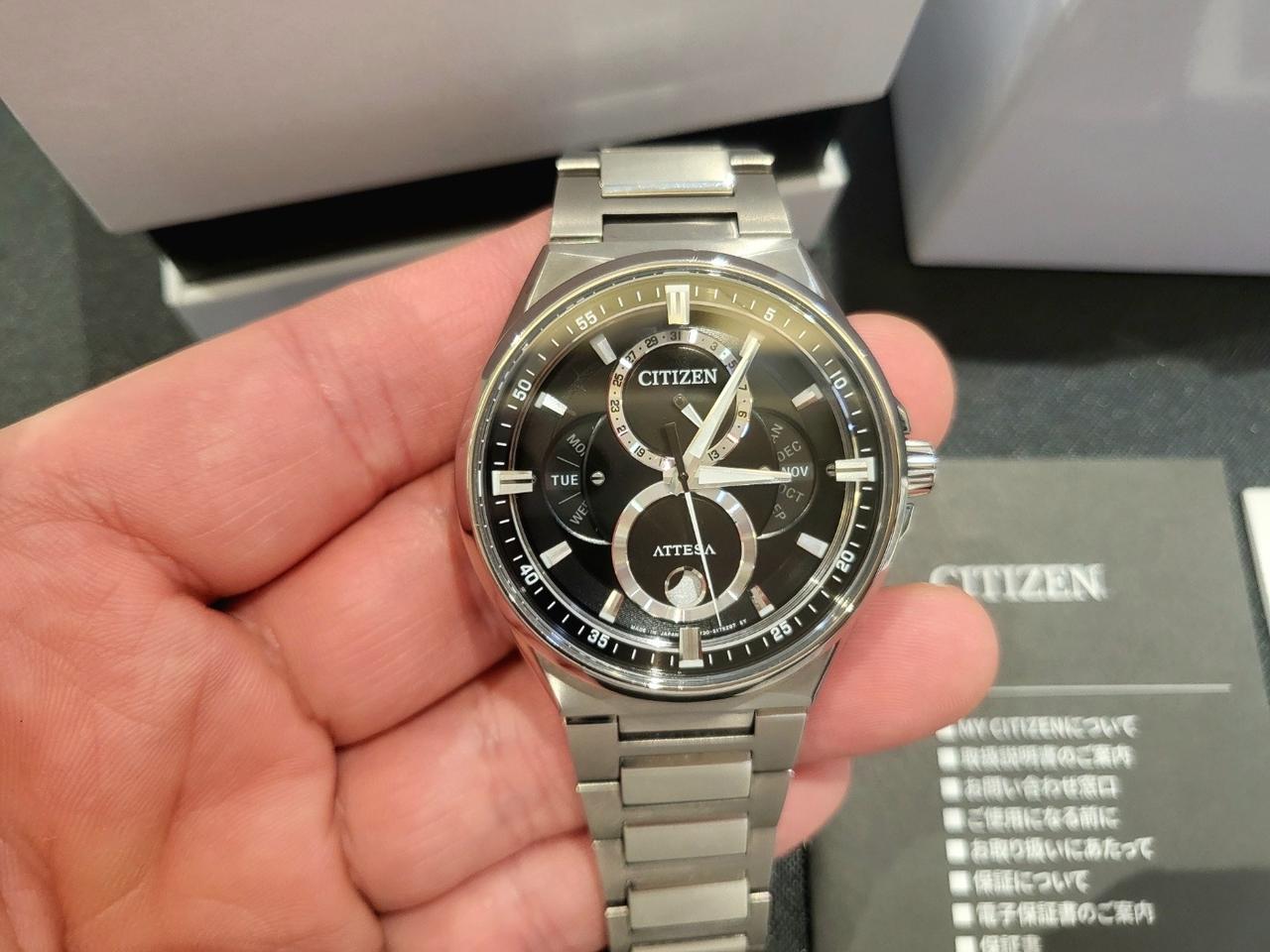 시티즌 아테사 티타늄 트리플 캘린더 문페이즈 팝니다