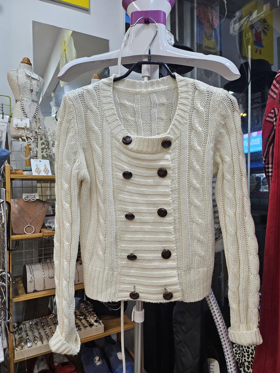 여성빈티지가디건