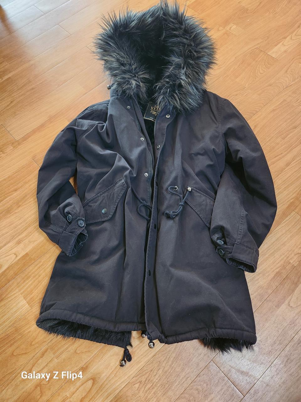 한겨울 퍼 야상(블랙)