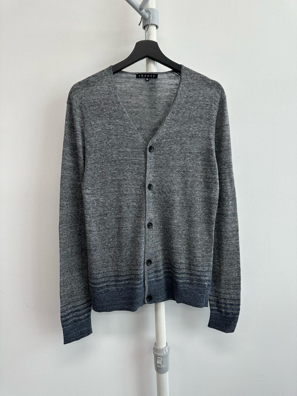 띠어리 디자인 니트 가디건