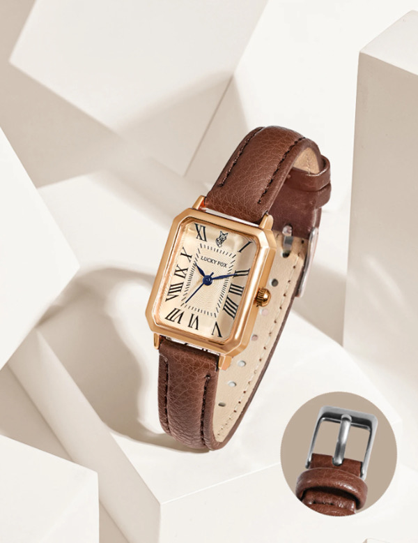 여성 클래식 레트로 가죽 손목시계 5종