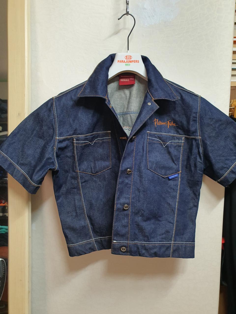 푸부 밥아재 생지 크롭 숏자켓