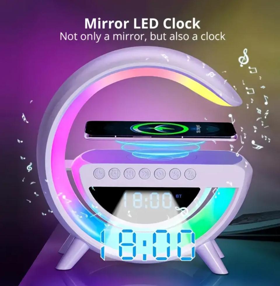 멀티 LED무선충전/블루투스  스피커 (새상품)