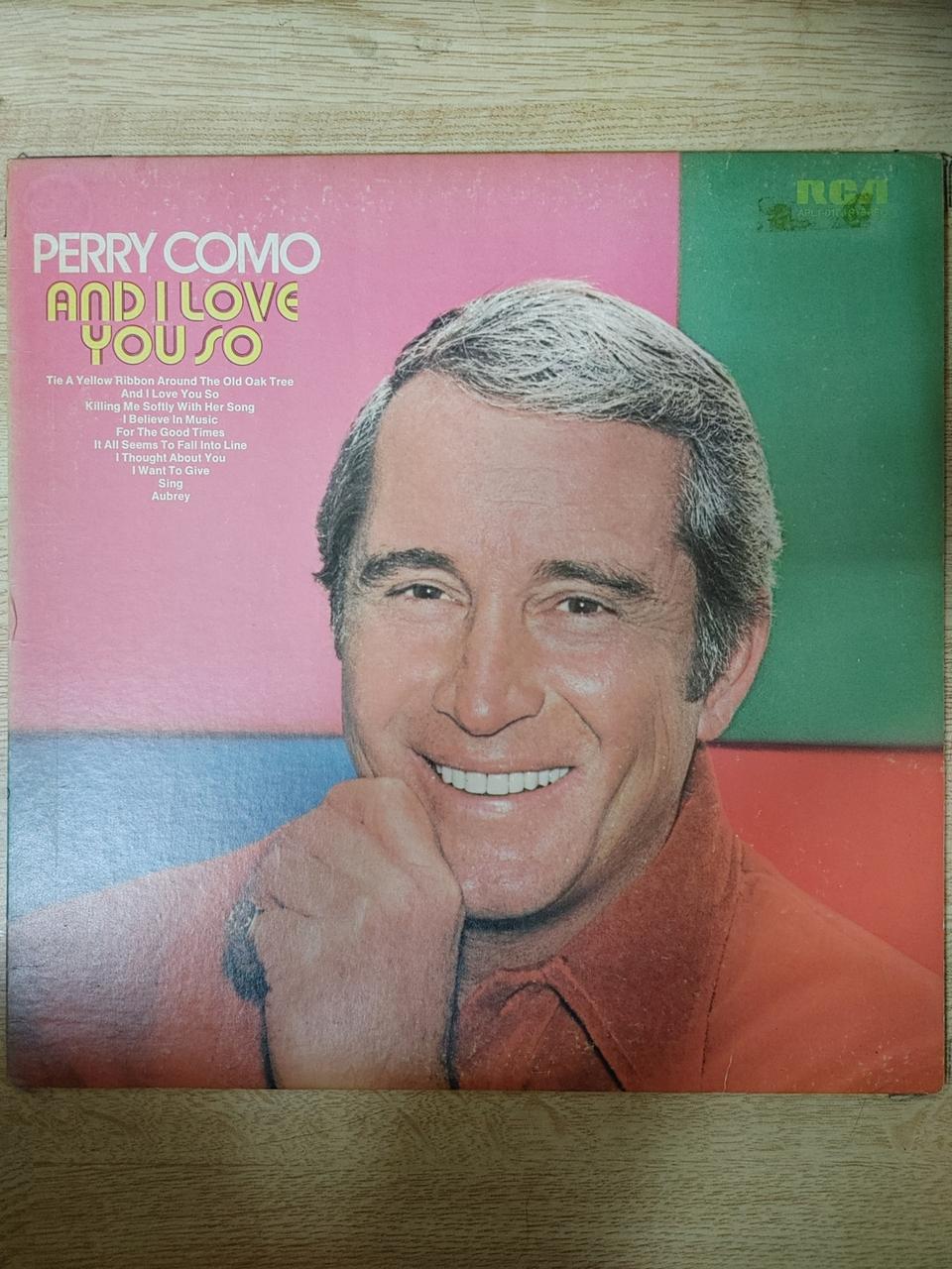 PERRY COMO 음반 (LP 턴테이블 오디오 앰프