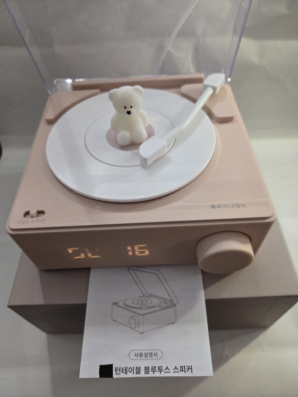 새 상품 최 고급 불루투스 스피커 턴테이블 방식